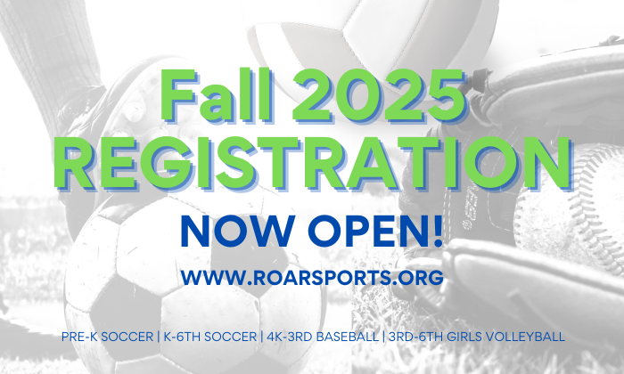 Fall Registration Now Open