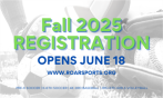 Fall Registration opens June 18