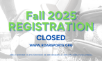 Fall Registration Now Open